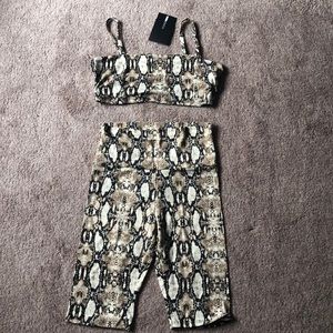 Two piece biker set